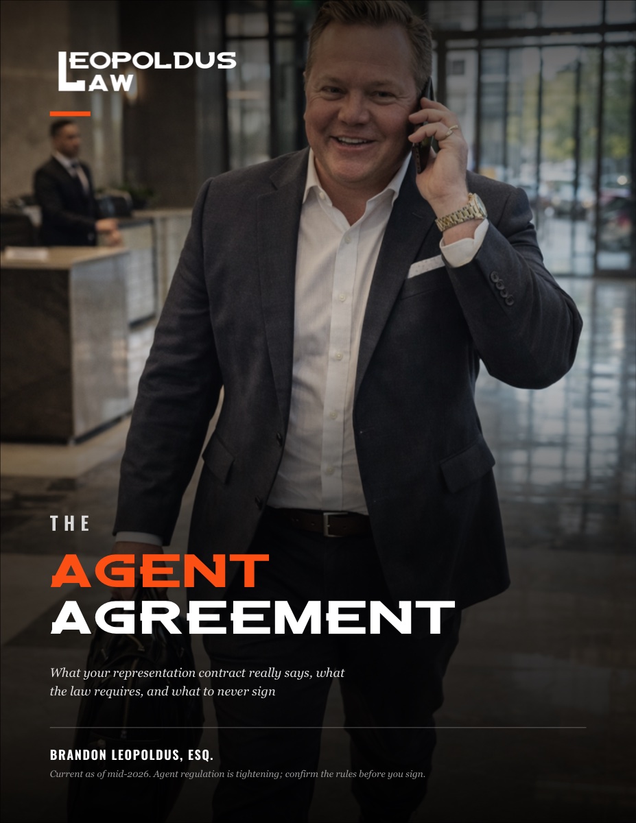 The Agent Agreement playbook cover